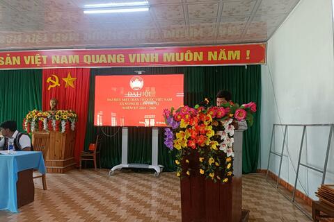 Đại hội Đại biểu Mặt trận Tổ quốc Việt Nam xã Măng Ri lần thứ XI nhiệm kỳ 2024-2029