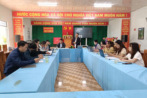 LÀM VIỆC CÙNG ĐOÀN GIÁM SÁT SỞ LAO ĐỘNG THƯƠNG BINH XÃ HỘI TỈNH KON TUM VỀ VIỆC KIỂM TRA RÀ SOÁT HỘ NGHÈO, CẬN NGHÈO NĂM 2024